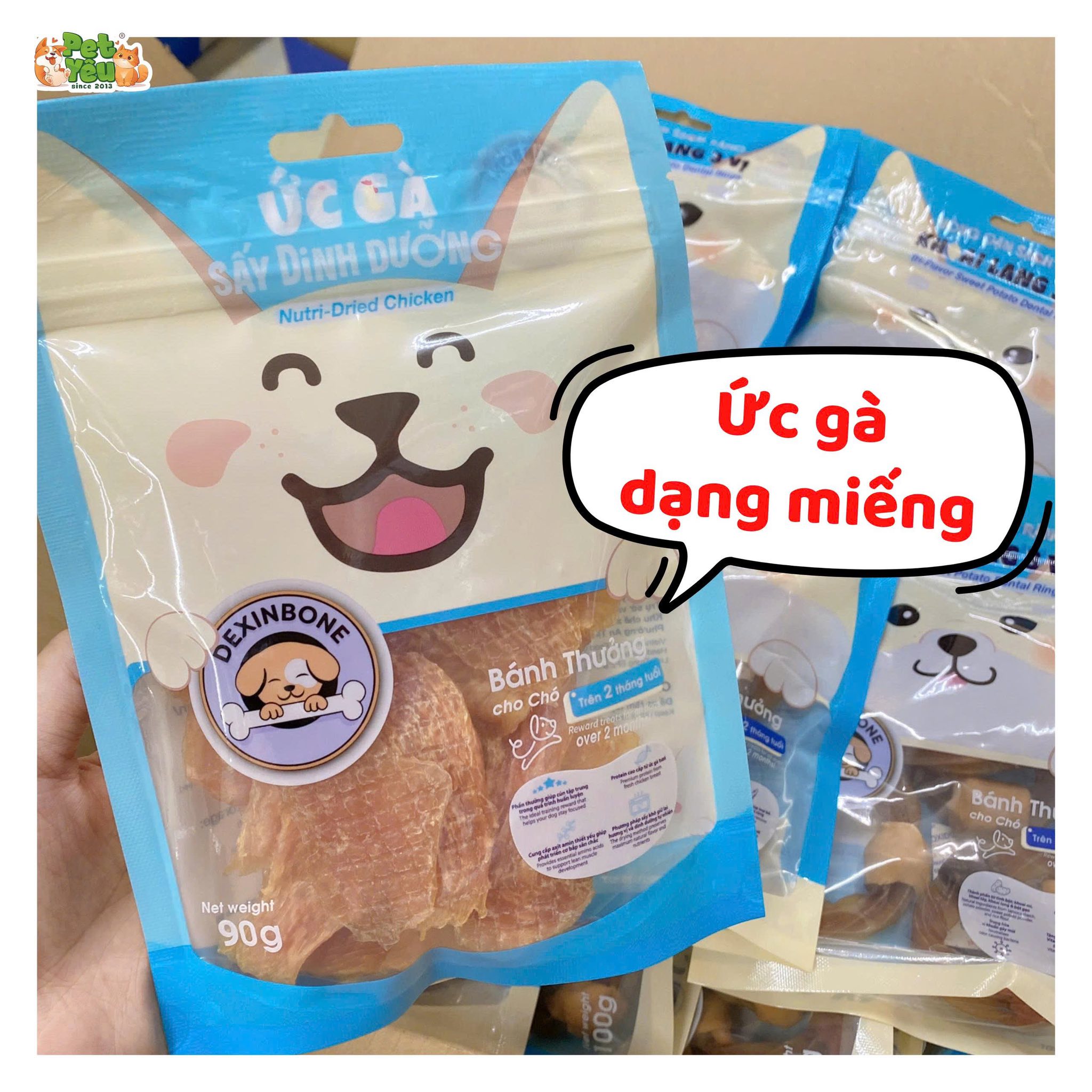 Snack Sạch Răng DEXINBONE cho Chó & Mèo trên 2 tháng tuổi