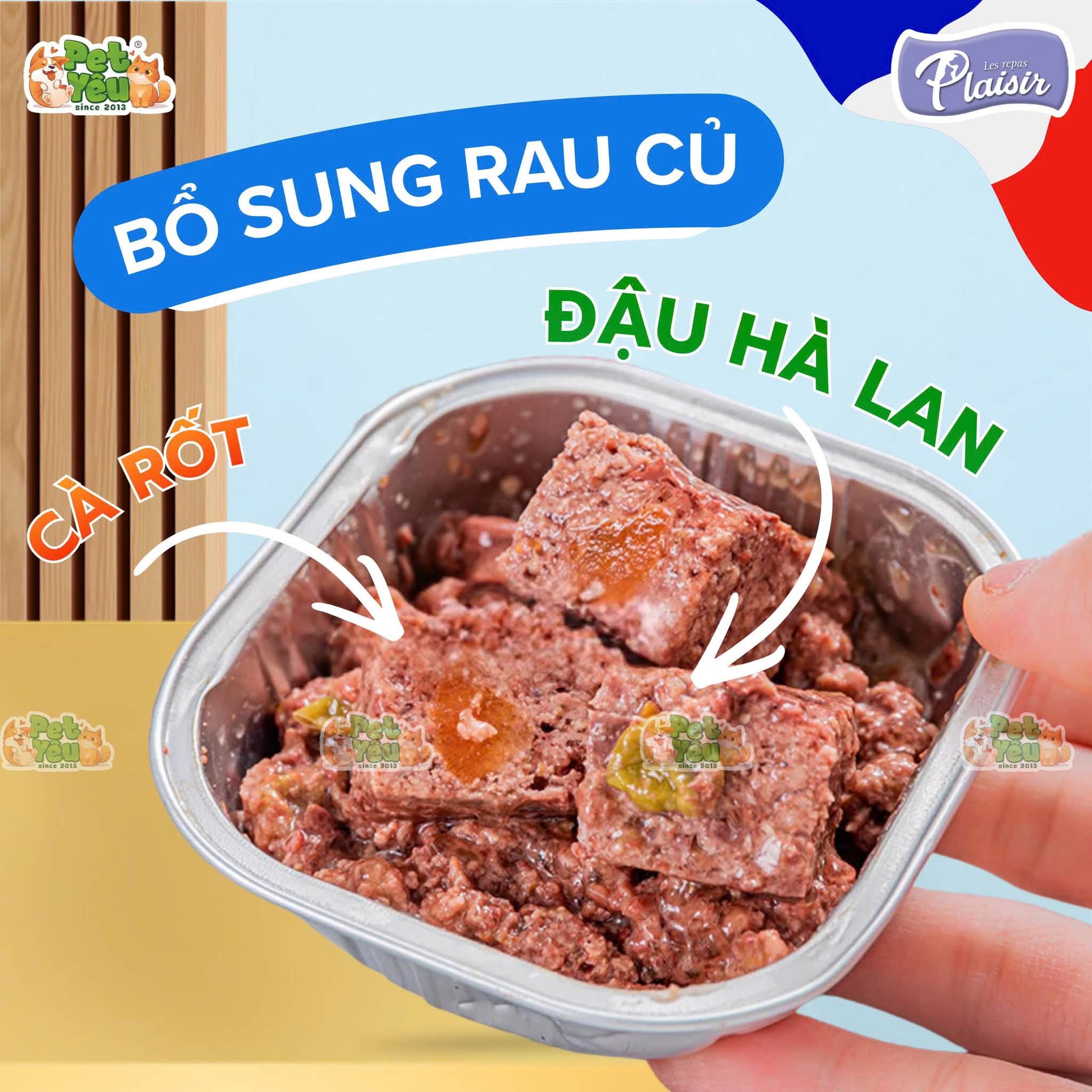 Pate Plaisir Dành Cho Chó Mọi Độ Tuổi Xuất Xứ Từ Pháp