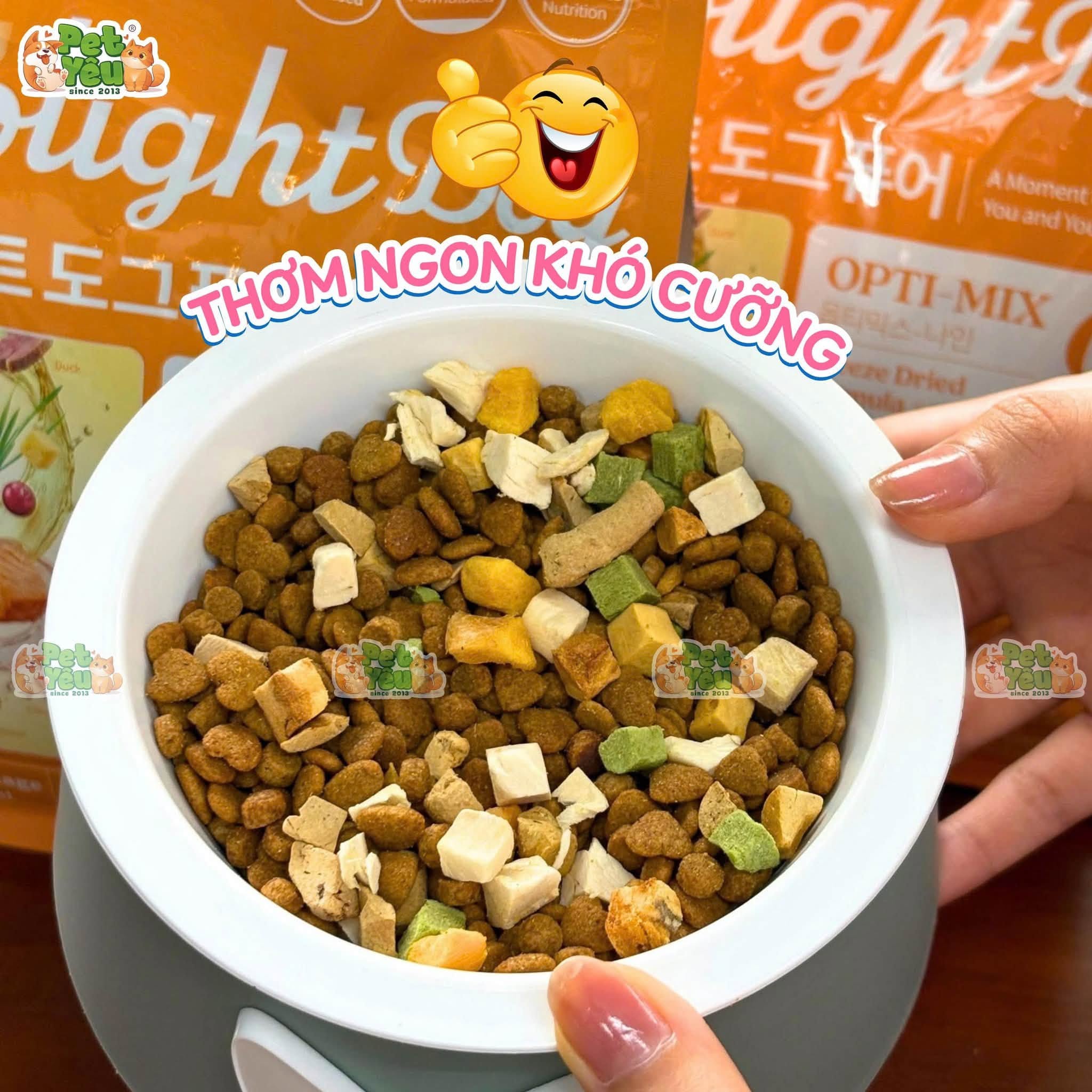 Hạt Cho Chó Duolight Dog Pure 1kg – Hạt Mix 8 Topping – Thức Ăn Cho Chó Mọi Lứa Tuổi