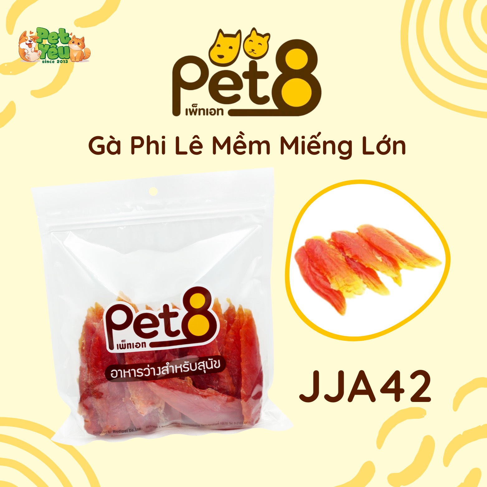 Snack Pet8 dành cho chó-400G