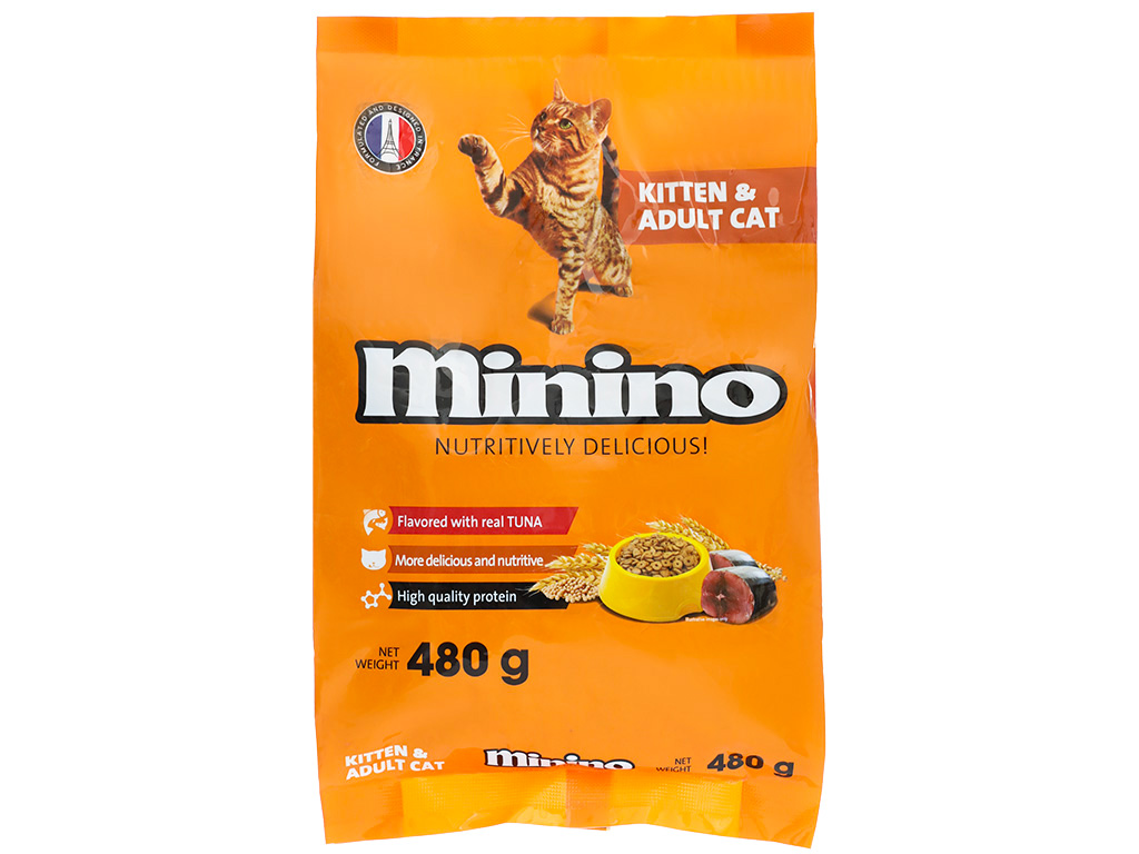Thức ăn hạt MININO dành cho mèo