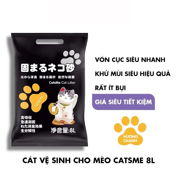 Cát đất sét cho mèo CatsMe-8L
