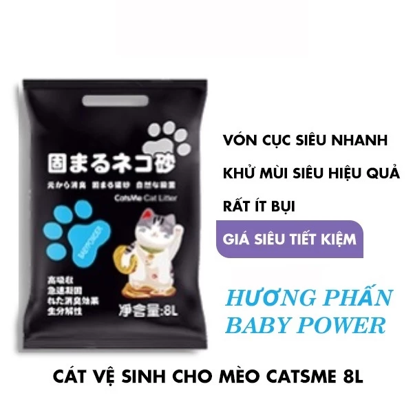 Cát đất sét cho mèo CatsMe-8L