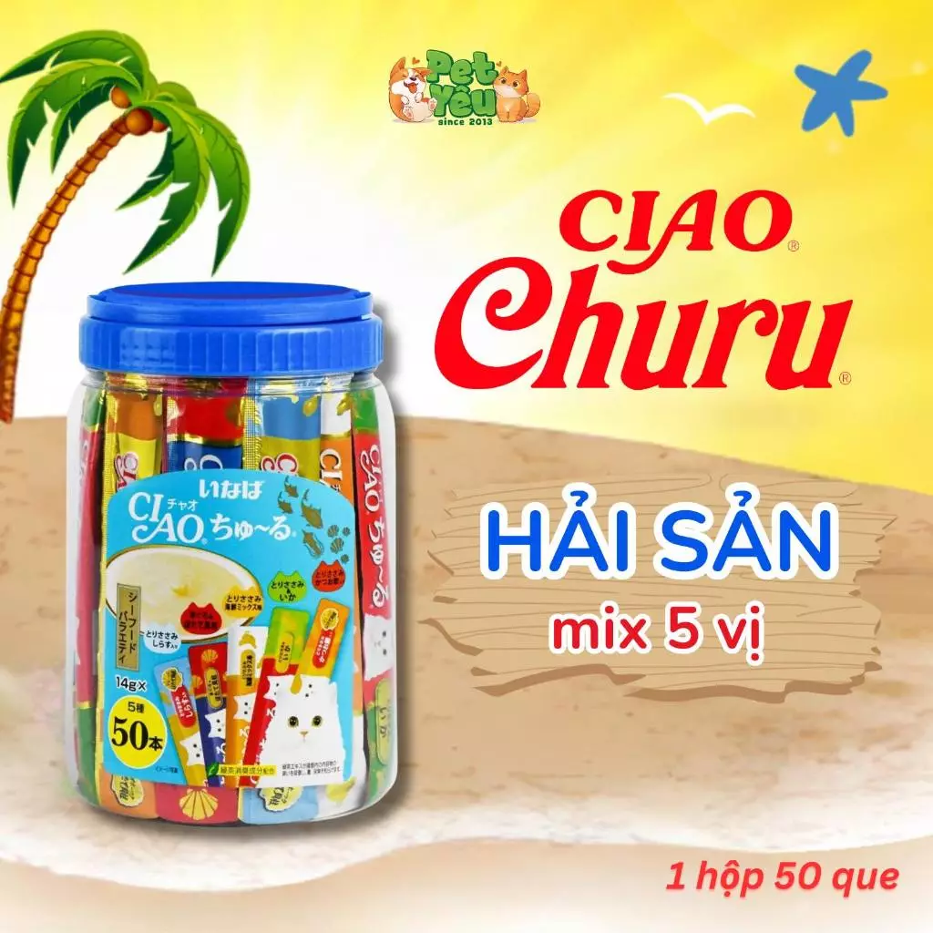 Súp Thưởng Ciao Churu cho mèo-Hộp lớn