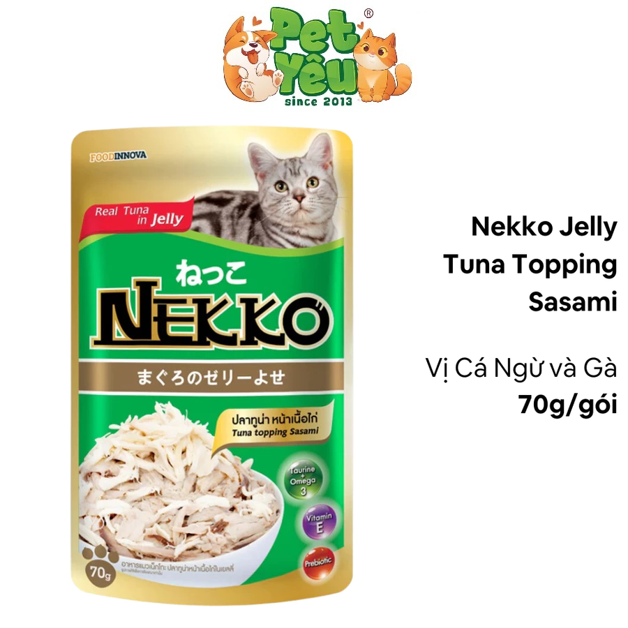 PATE NEKKO CHO MÈO TRƯỞNG THÀNH – GÓI 70G