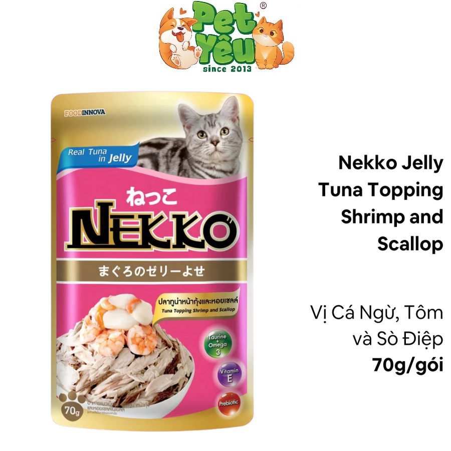 PATE NEKKO CHO MÈO TRƯỞNG THÀNH – GÓI 70G