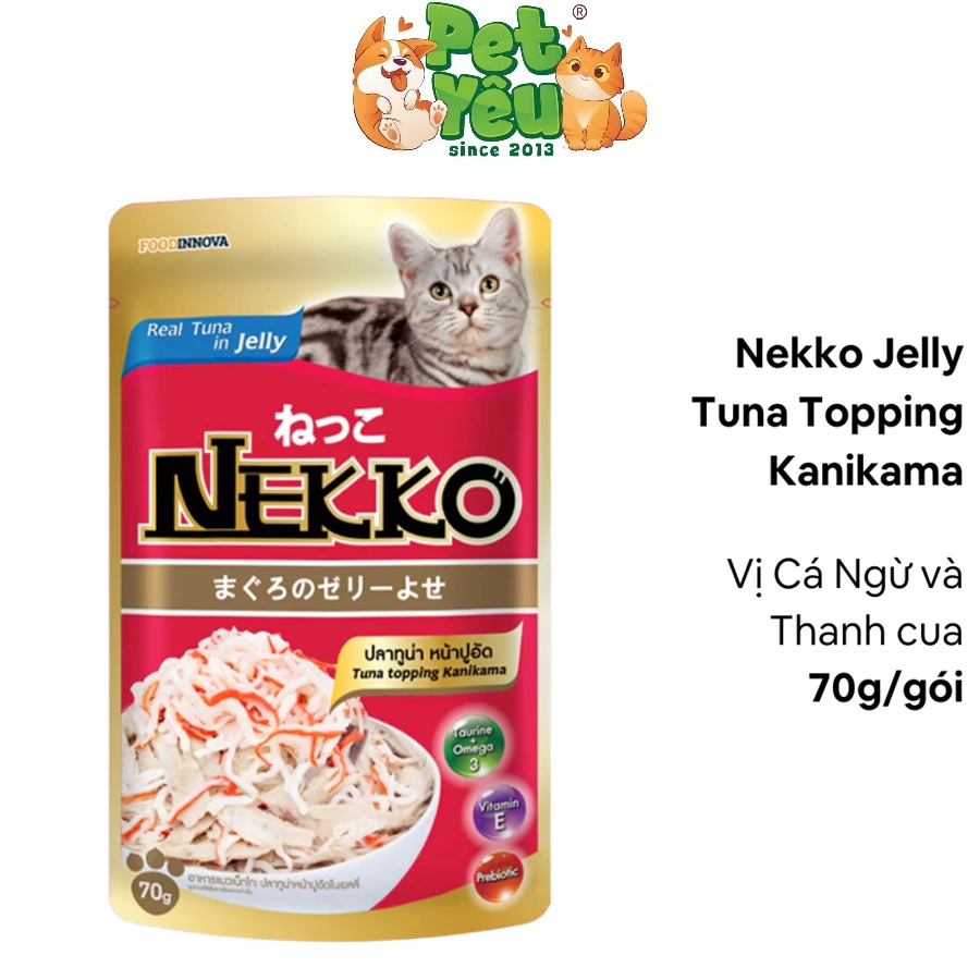 PATE NEKKO CHO MÈO TRƯỞNG THÀNH – GÓI 70G