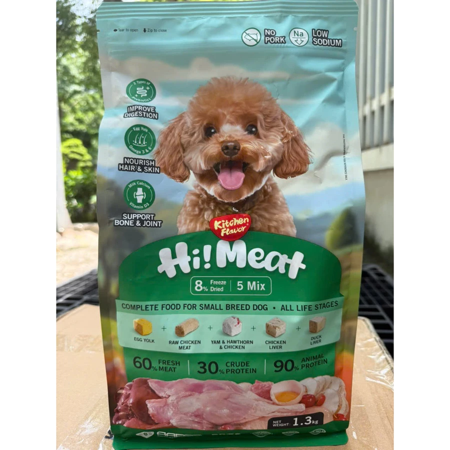 Hạt Siêu Topping cho chó Kitchen Flavor Hi! Meat