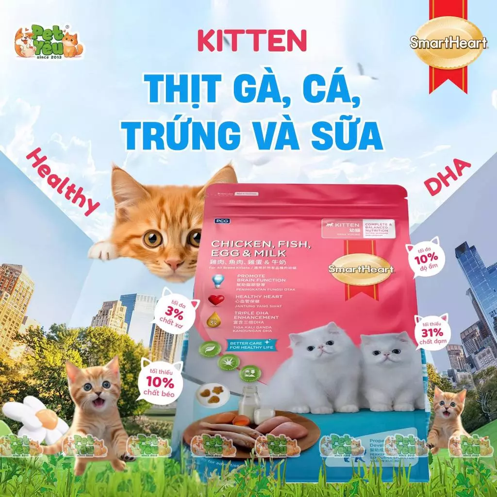 Hạt Smartheart cho mèo
