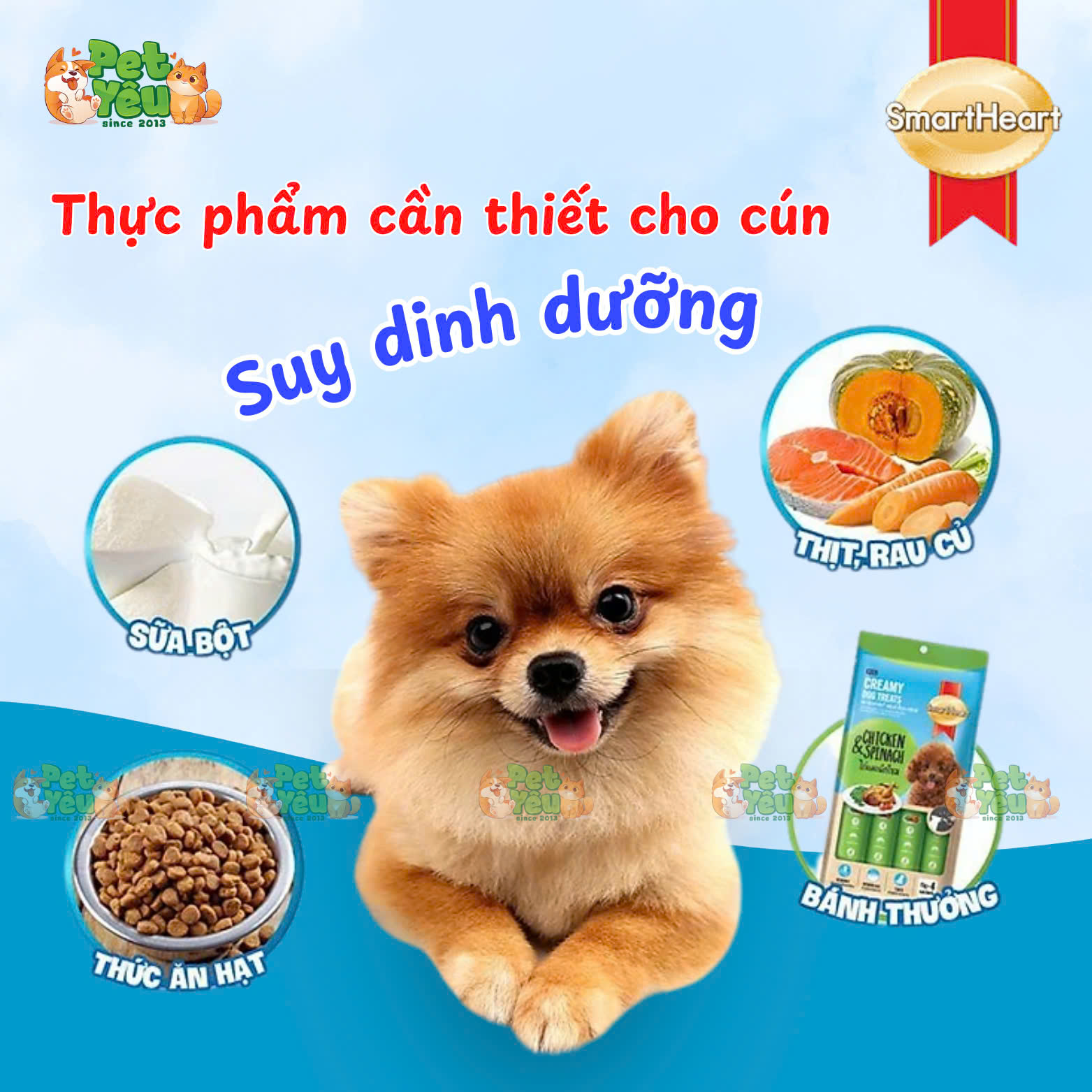Súp Thưởng SmartHeart cho cún cưng - 60G