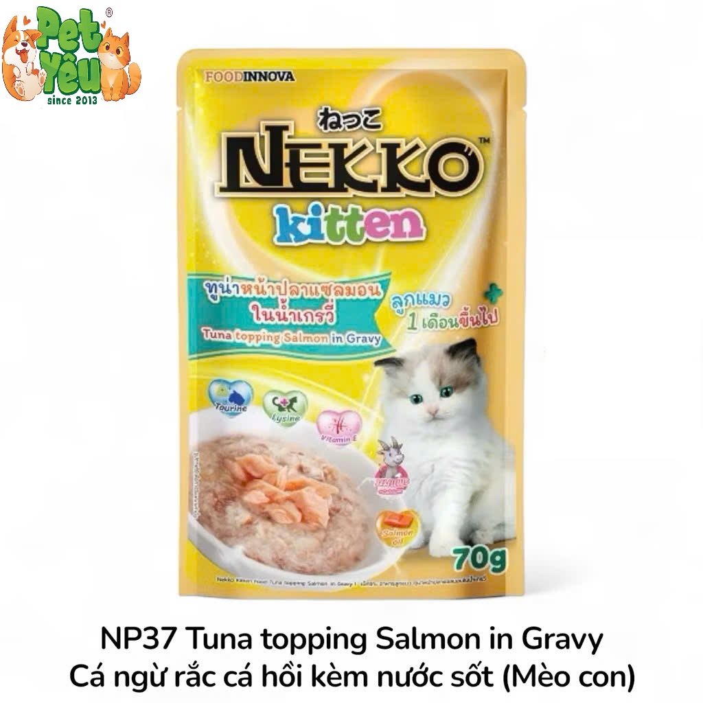 Pate NEKKO KITTEN Cho Mèo Con (1-12 Tháng Tuổi)