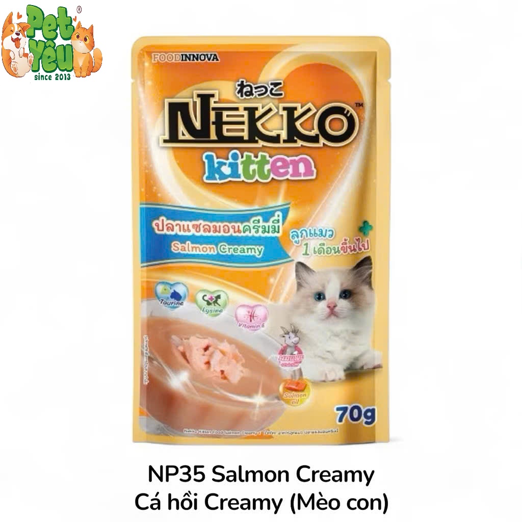 Pate NEKKO KITTEN Cho Mèo Con (1-12 Tháng Tuổi)