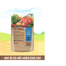 ANF 6 Free Organic vị Cá Hồi dành cho chó gói 2kg