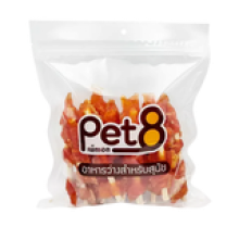 Snack Pet 8 - Gà quấn xương sữa - JJA45 - gói 450gr