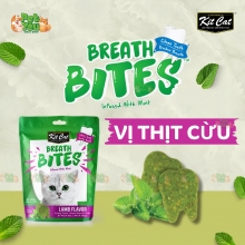 Snack Kitcat Breath Bites sạch răng thơm miệng dành cho mèo - Vị Thịt Cừu