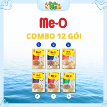 [ COMBO 12 GÓI ] Pate dành cho mèo Me-O Delite - túi 70g