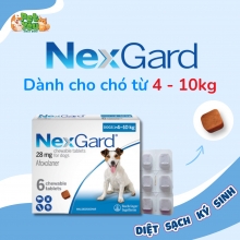 Viên nhai Nexgard trị ve dành cho chó từ 4 - 10KG
