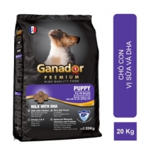 GANADOR PUPPY  - Thức ăn chó con vị sữa bao 20kg