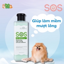 Sữa tắm SOS xanh lá - Giúp làm mềm mượt lông 530ML