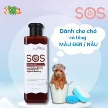 Sữa tắm SOS nâu đỏ - Dành cho chó có lông màu nâu/ đen 530ML