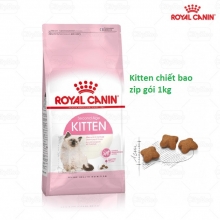 ROYAL CANIN KITTEN - Thức ăn dành cho mèo con từ 4 đến 12 tháng tuổi gói zip 1kg