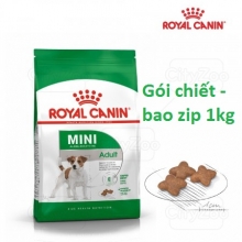 ROYAL CANIN MINI ADULT - Thức ăn dành cho chó lớn giống nhỏ gói zip 1kg