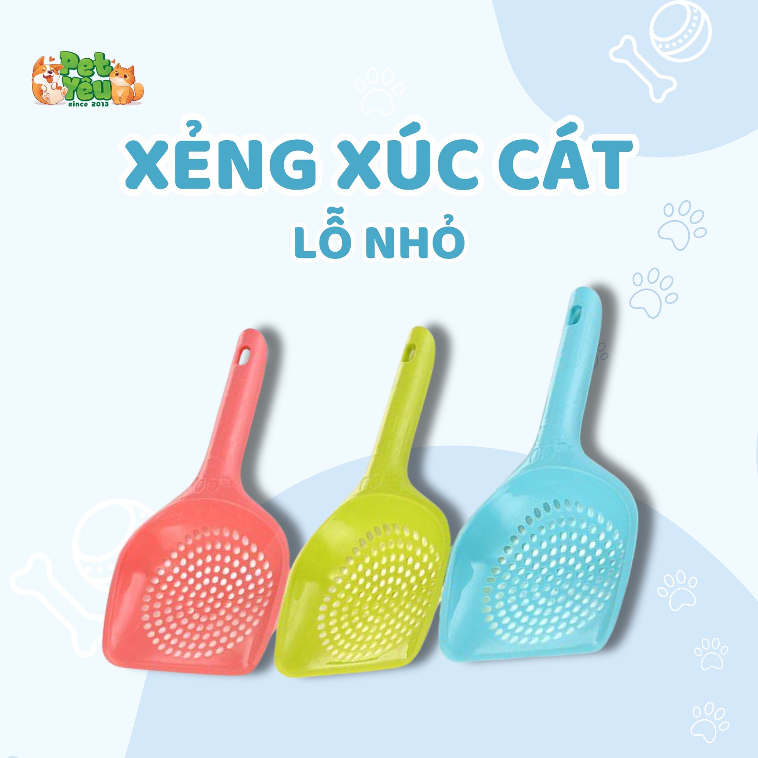 Xẻng xúc cát bằng nhựa lỗ nhỏ