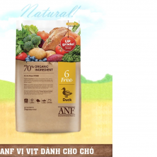 ANF 6 Free Organic vị Vịt dành cho chó bao 6kg